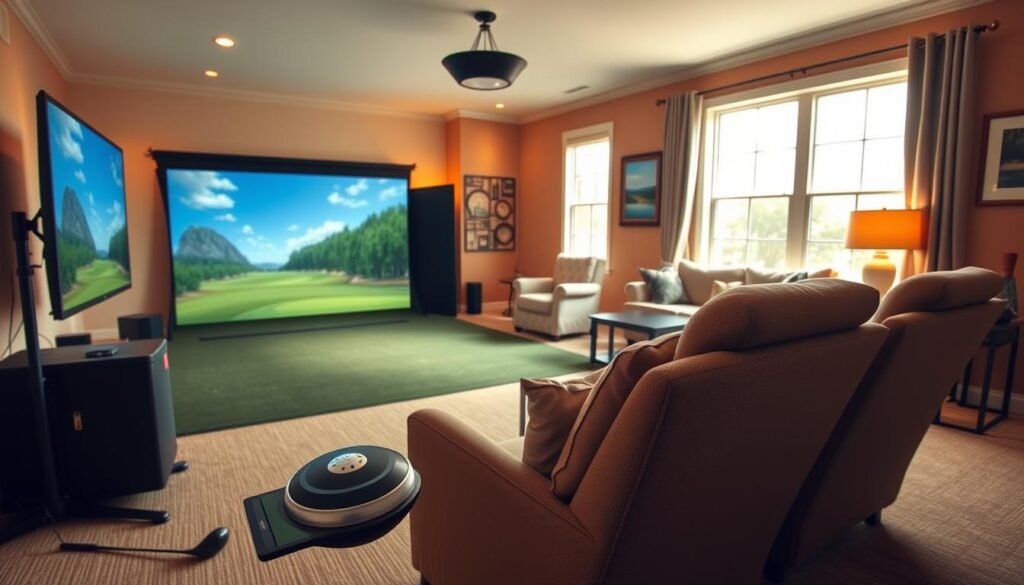 How Much Room Do You Need For A Golf Simulator In Your Home