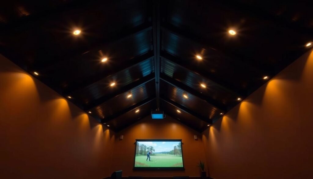 What Is Too Low For A Golf Simulator Ceiling?