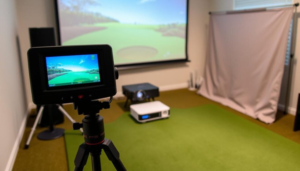 golf simulator budget components