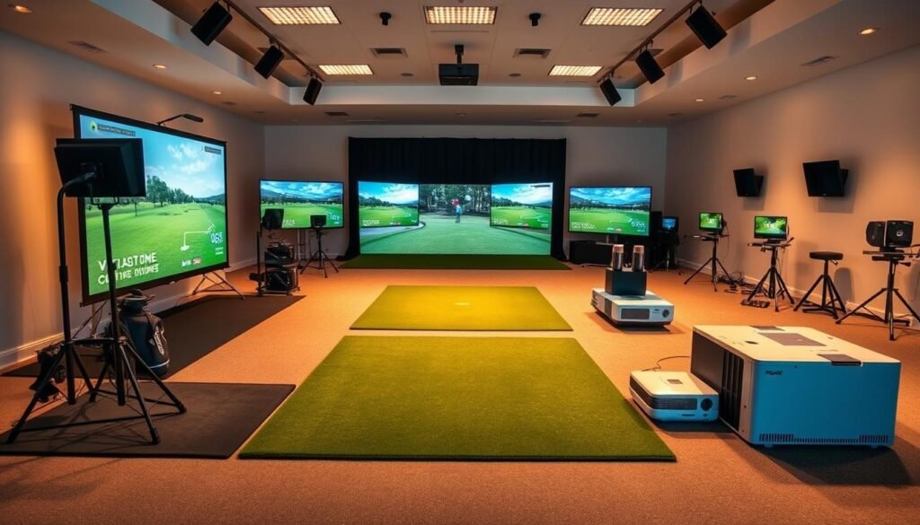 golf simulator package options