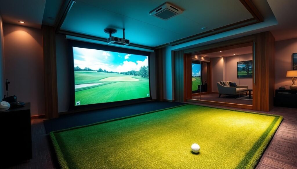 home golf simulator components